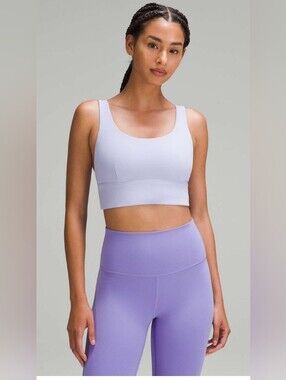 Lululemon Align Bra *Light Support, C/D Cup Lilac Smoke Purple 2 EUC Perfect